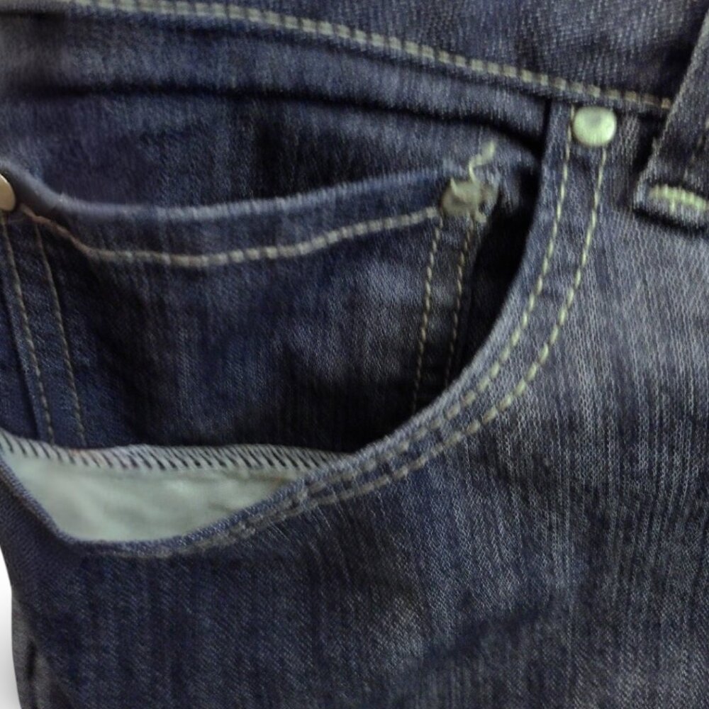 NWOT Riders by Lee No Gap Bootcut Stretch Jeans Dark Wash 24W✨50% Off Bundles 3+ - Picture 4 of 15